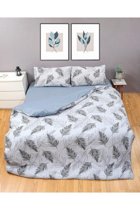 Feather Pattern Double Duvet Cover Set