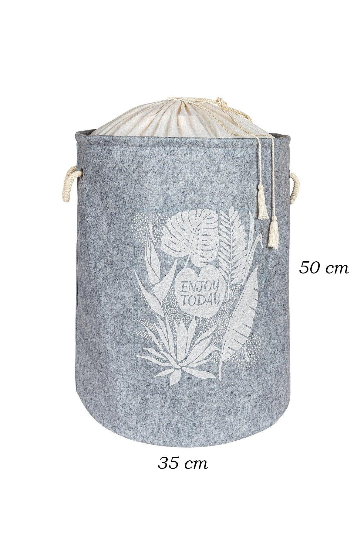 Multi-Purpose Laundry Basket With Felt Bag