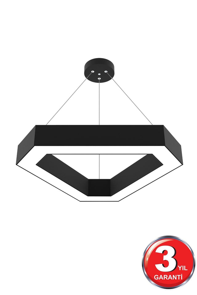 Fetta (Black Case, Daylight) Led Modern Led Chandelier - Swordslife