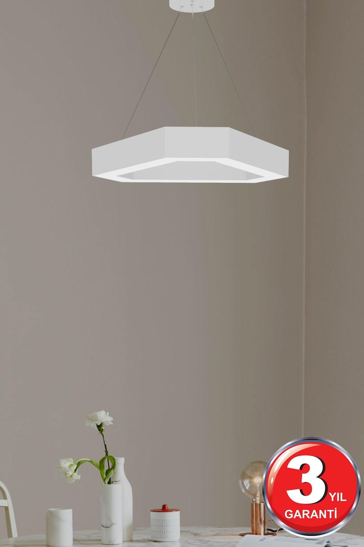 Fetta (White Case, Daylight) Led Modern Led Chandelier - Swordslife