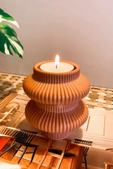 Fiji Terracotta Tealight Candle Holder. - Swordslife