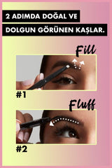 Fill & Fluff Eyebrow Pomade Pencil Brow