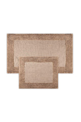 Fleur Natural Cotton 2 Piece Bathroom Rug Set - Swordslife