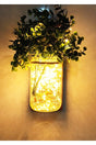 Flora Authentic Natural Wood Flower Rustic Battery Wall Sconce - Swordslife