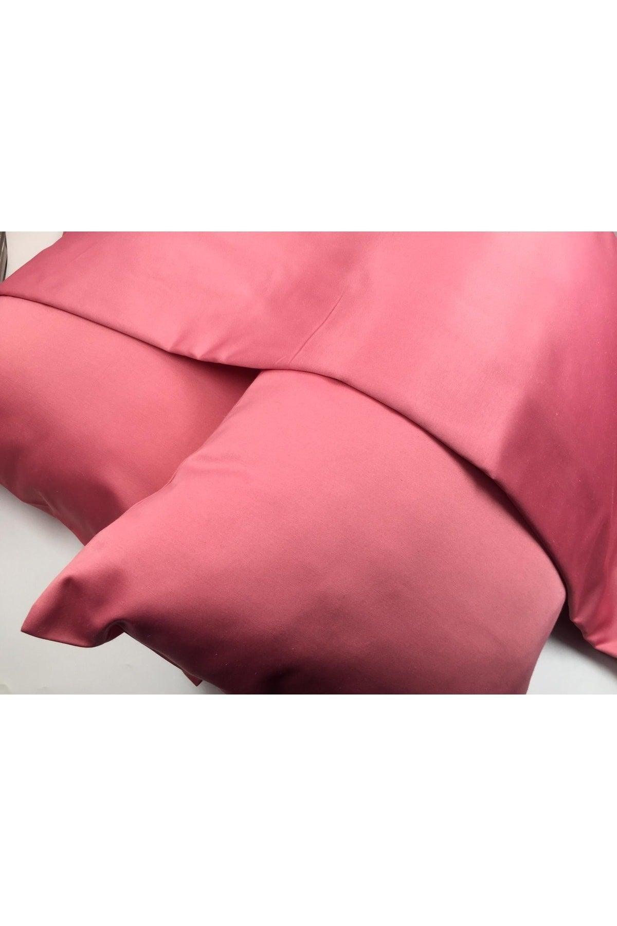 Flora Cotton Satin Pink Bed Sheet & Pillow Set 3 Pcs - 673 - Swordslife