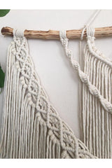 Floralmacramedesign Cream Macrame Wall Decoration 15-t1 - Swordslife