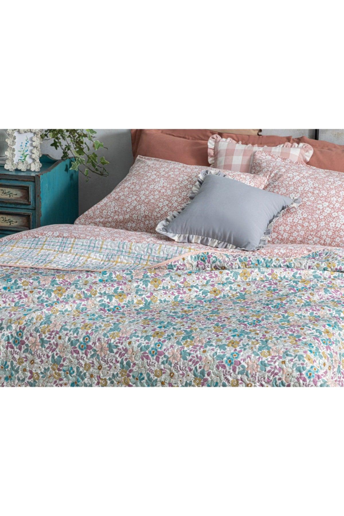 Flower Dream King Size Multi-Purpose Cover 240x220 Cm Pink - Swordslife