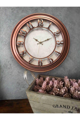 Akar Saniye Silent Mechanism Decorative Wall Clock 46 Cm - Swordslife