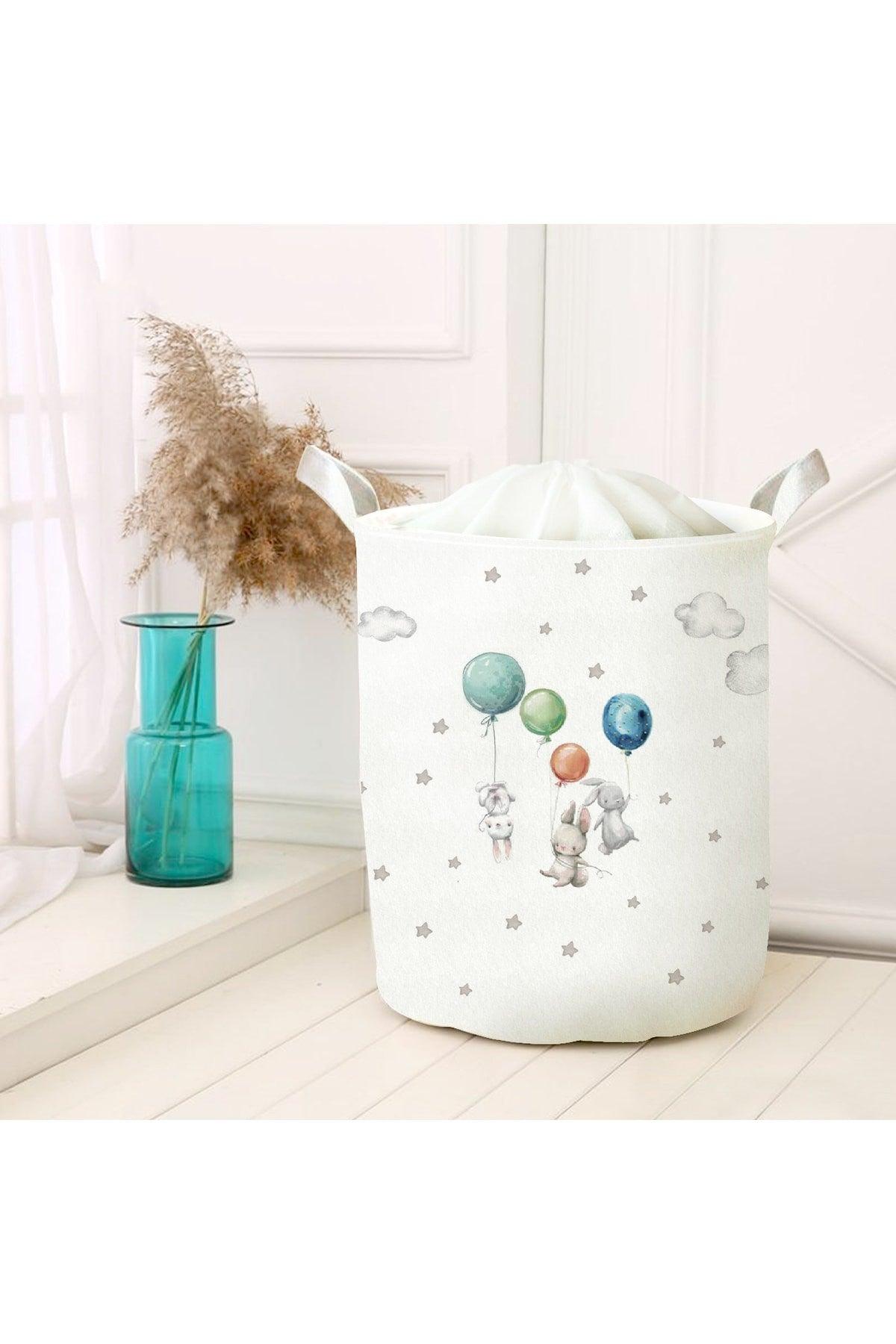 Foldable Felt Multi-Purpose Toy Storage Box Dirty Laundry Picnic Basket Gift Basket - Swordslife
