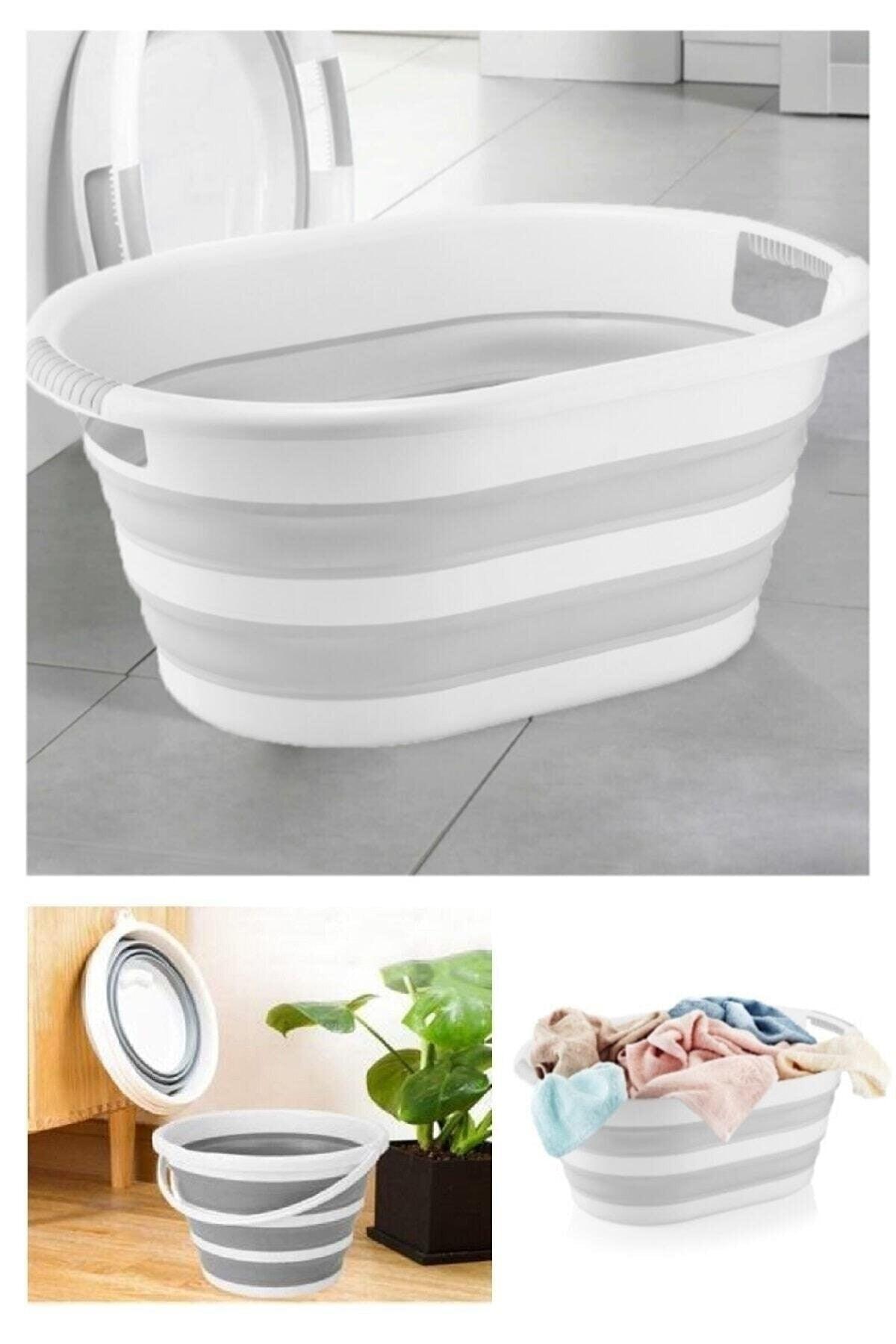 Collapsible Multi Set of 2 Collapsible Laundry Basket Collapsible Bucket - Swordslife