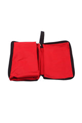 Foldable Wheeled Bag Cart Market Trolley Zippered Market Shopping Bag - Red - Swordslife