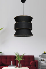 Forme Pendant Chandelier Black Gold Mdrn-45 - Swordslife