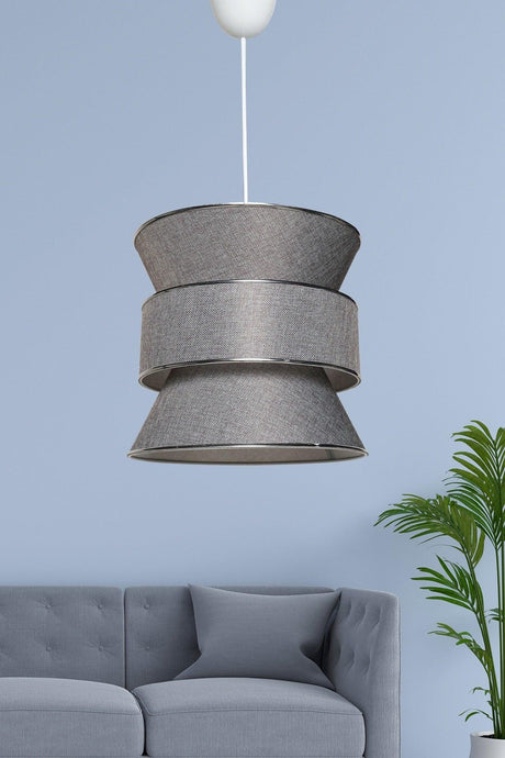 Forme Pendant Chandelier Gray Silver Mdrn-45