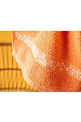 Freesia Cotton Hand Towel 30x40 Cm Orange - Swordslife