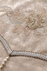 French Lacy Velvet Envelope Pack - Mink - Swordslife