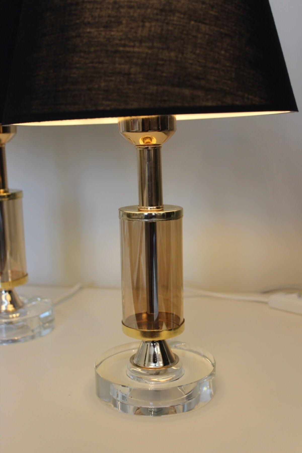 Friday Double Gold Black Cap Lampshade - Swordslife