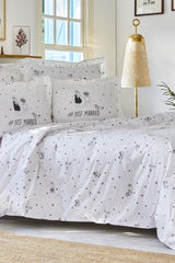 Fun Married 100% Cotton Double Duvet Cover Set - Swordslife