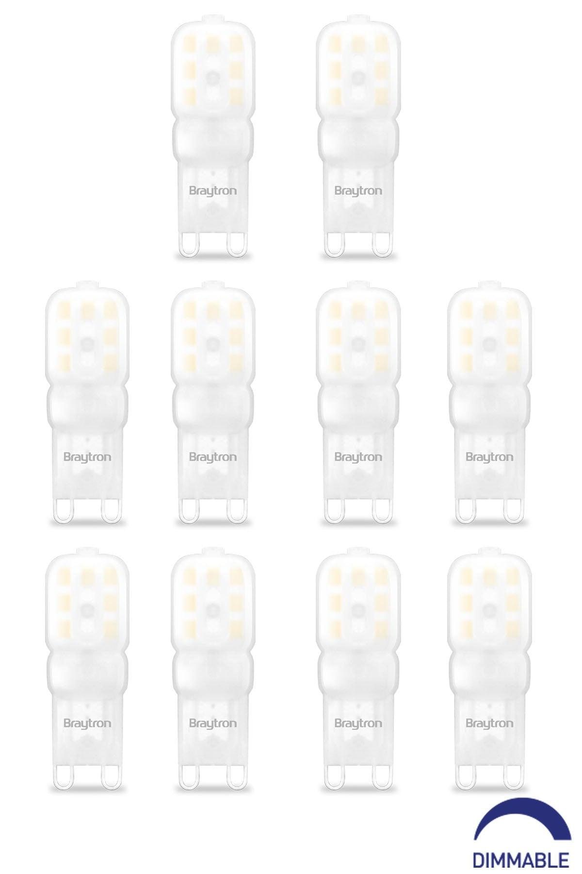 G9 Led Bulb 2.5 Watt 10 Pieces 3000 Kelvin