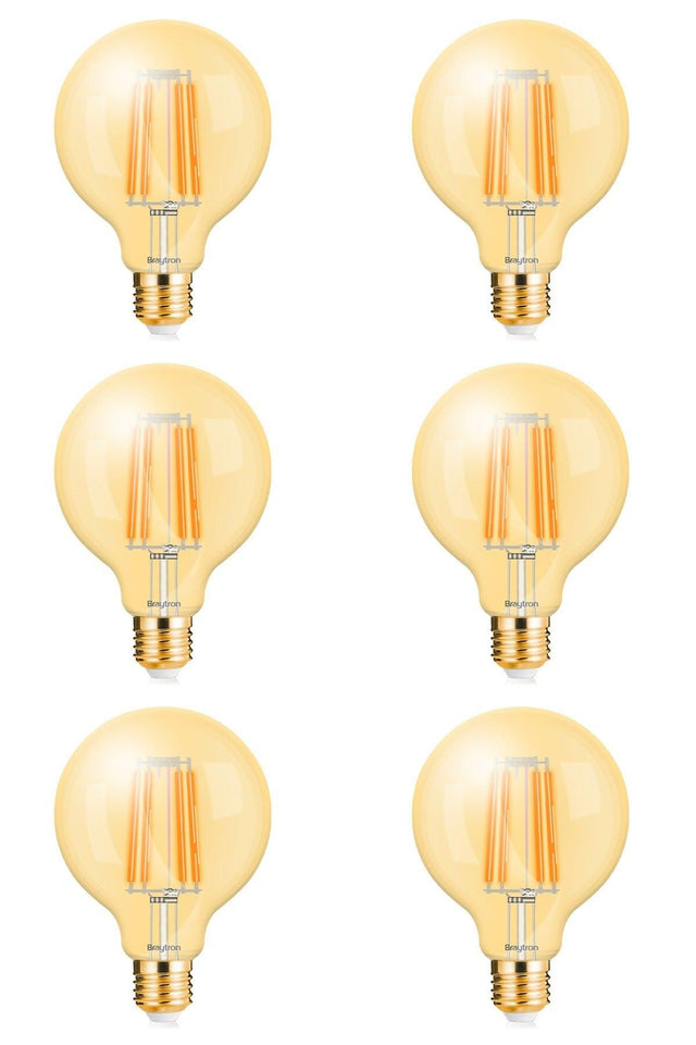 G95 Glop Led Bulb E27 6 Watt 6 Pieces 2200
