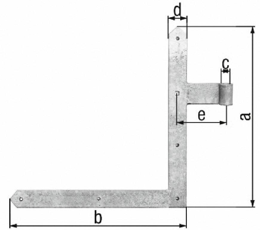 GAH ALBERTS door angle tape 400x800x40x105mm / bottom - Swordslife