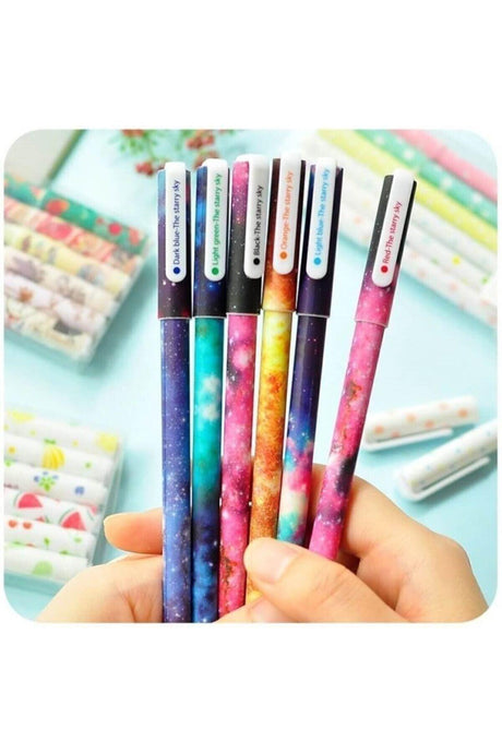 Galaxy Set of 6 Ballpoint Pens