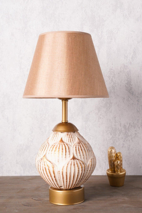 Galet Lampshade Cream Gold - Swordslife