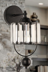 Gallon Sconce Lux Crystal Black - Swordslife