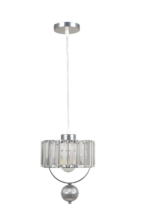 Gallon Single Lux Crystal Chandelier Chrome - Swordslife