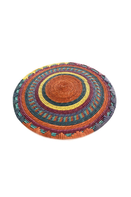 Gazania Wicker Wall Plate 30 cm - Swordslife