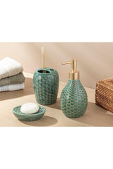 Gina 3 Pcs Green Bathroom Set