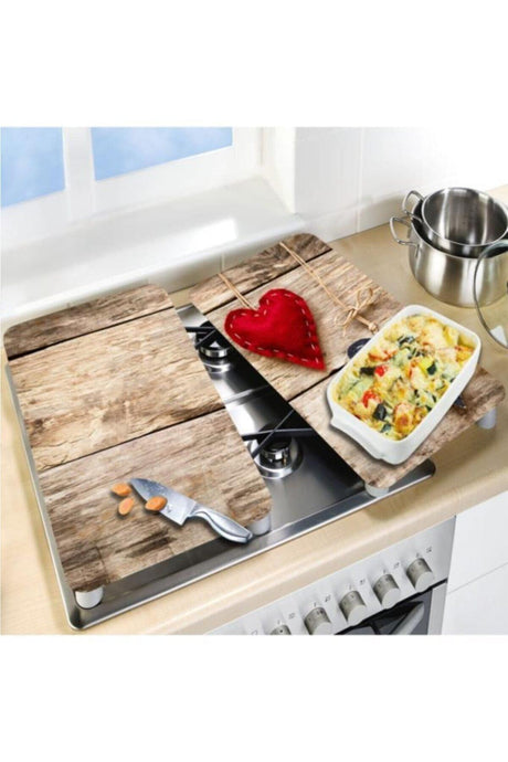 Glass Stove Protector And Cutting Tray Hanging