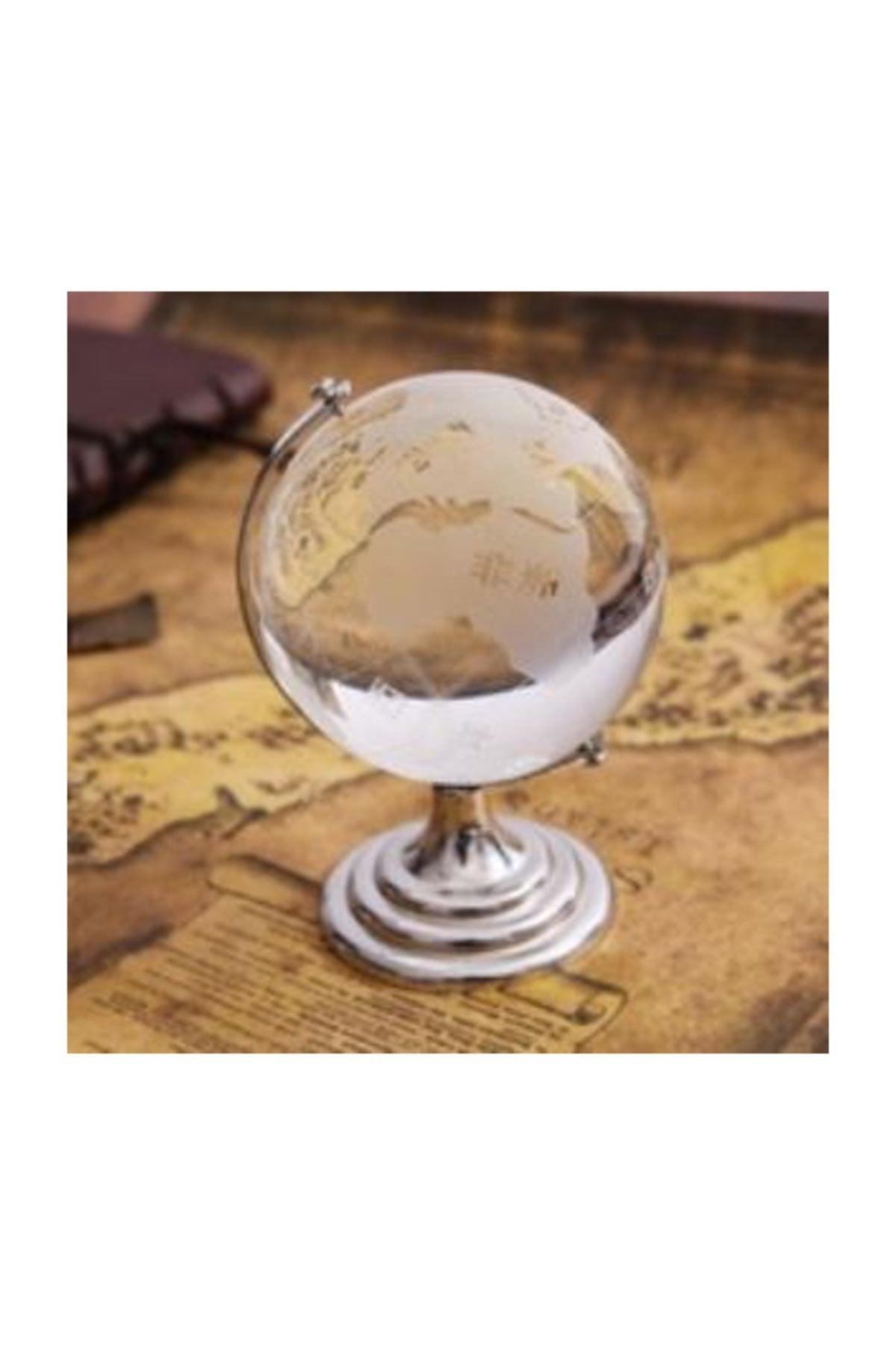 Glass Earth Globe Office Desk Accessory Glass Globe