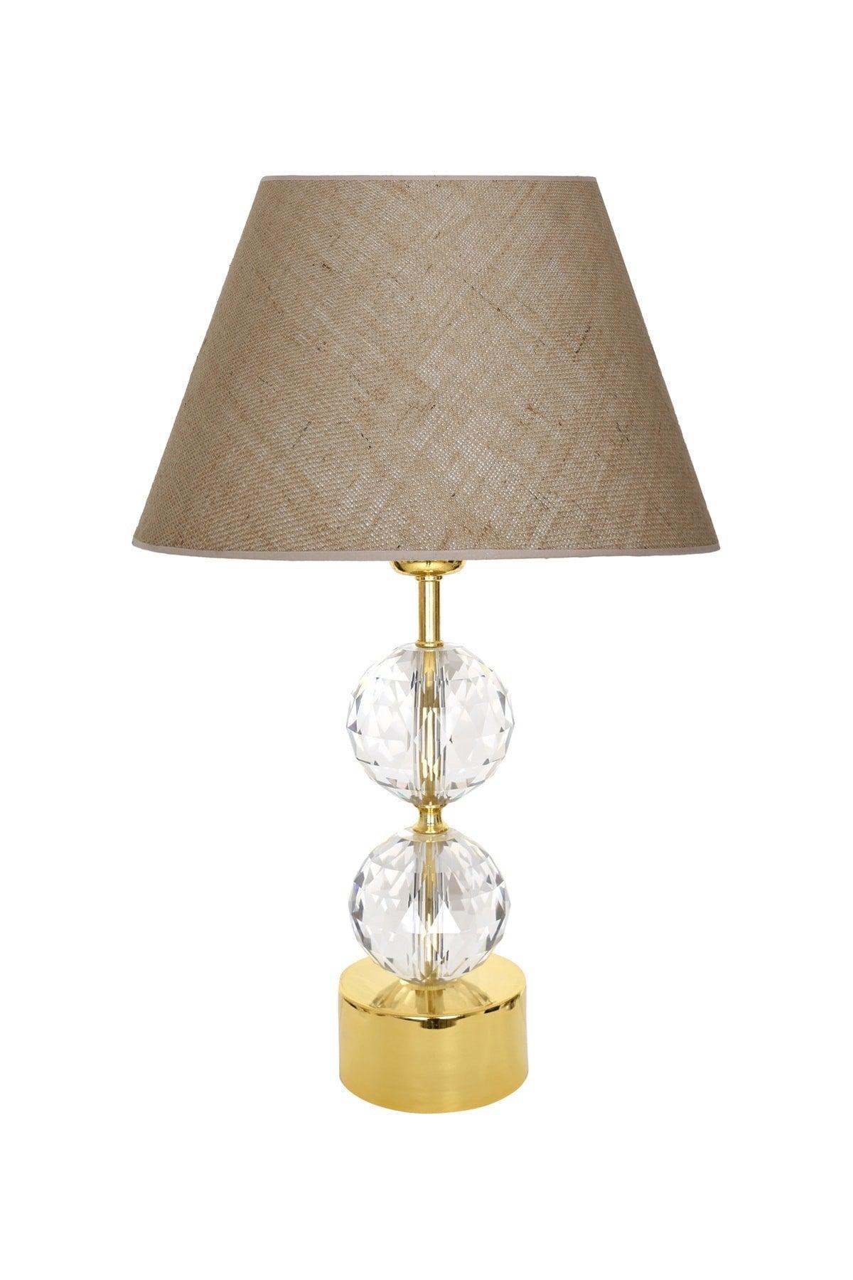 Gld-krs01 Gold Footed Crystal Lampshade Sack - Swordslife