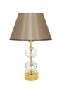 Gld-krs01 Gold Footed Crystal Lampshade - Mataro - Swordslife