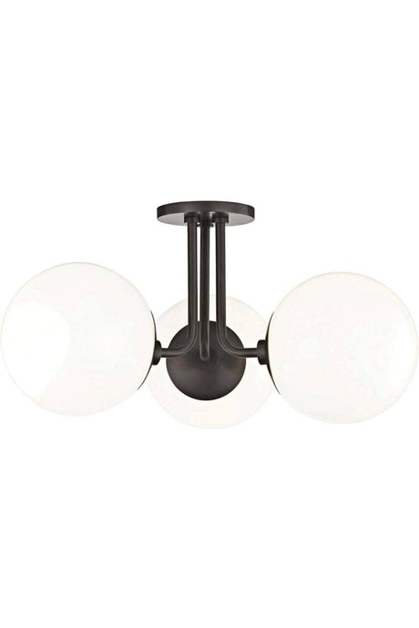 Global Special Design Modern Sport Globe Glass 3 Pcs Black Chandelier - Swordslife