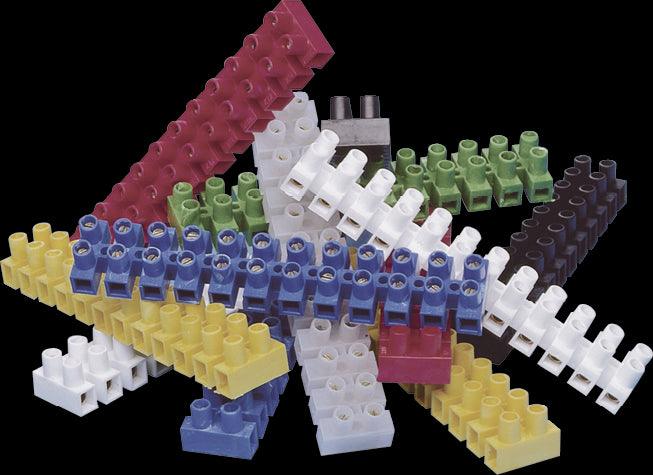 Bright terminal block - 12 polyg / 450V / 1.5-2.5mm / color row - Swordslife