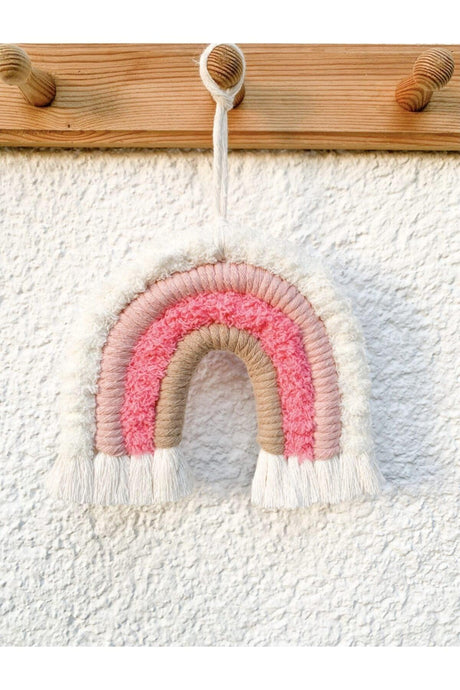 Rainbow Shaped Macrame Stylish Wall Ornament - Swordslife