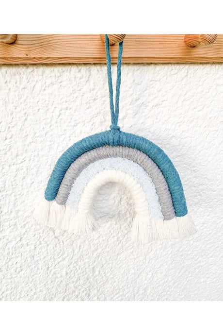 Rainbow Shaped Macrame Stylish Wall Ornament - Swordslife