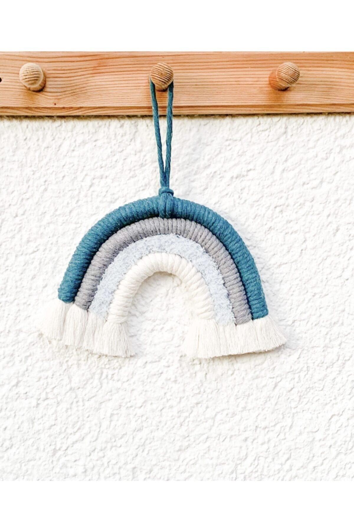 Rainbow Shaped Macrame Stylish Wall Ornament - Swordslife