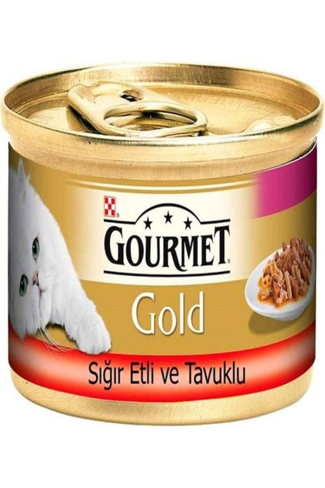 Gold Double Flavor Meat Chicken Cat