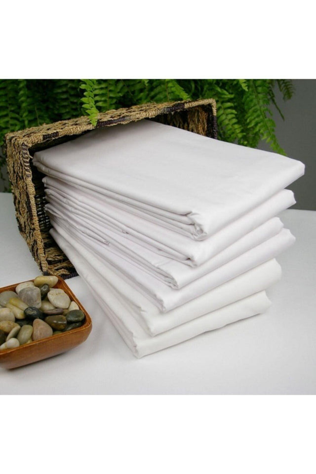 Gold Series Double Flat White Hotel Linen 240x260 Ecotel4 - Swordslife