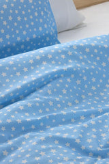 Gold Single Duvet Cover Set - Baby Blue - Swordslife