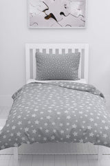 Gold Single Duvet Cover Set - Gray - Swordslife