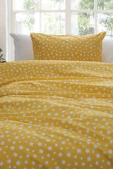 Gold Single Duvet Cover Set - Yellow - Swordslife