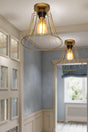 Gorgeous Single Tumbled Ceiling Mount Chandelier - Swordslife