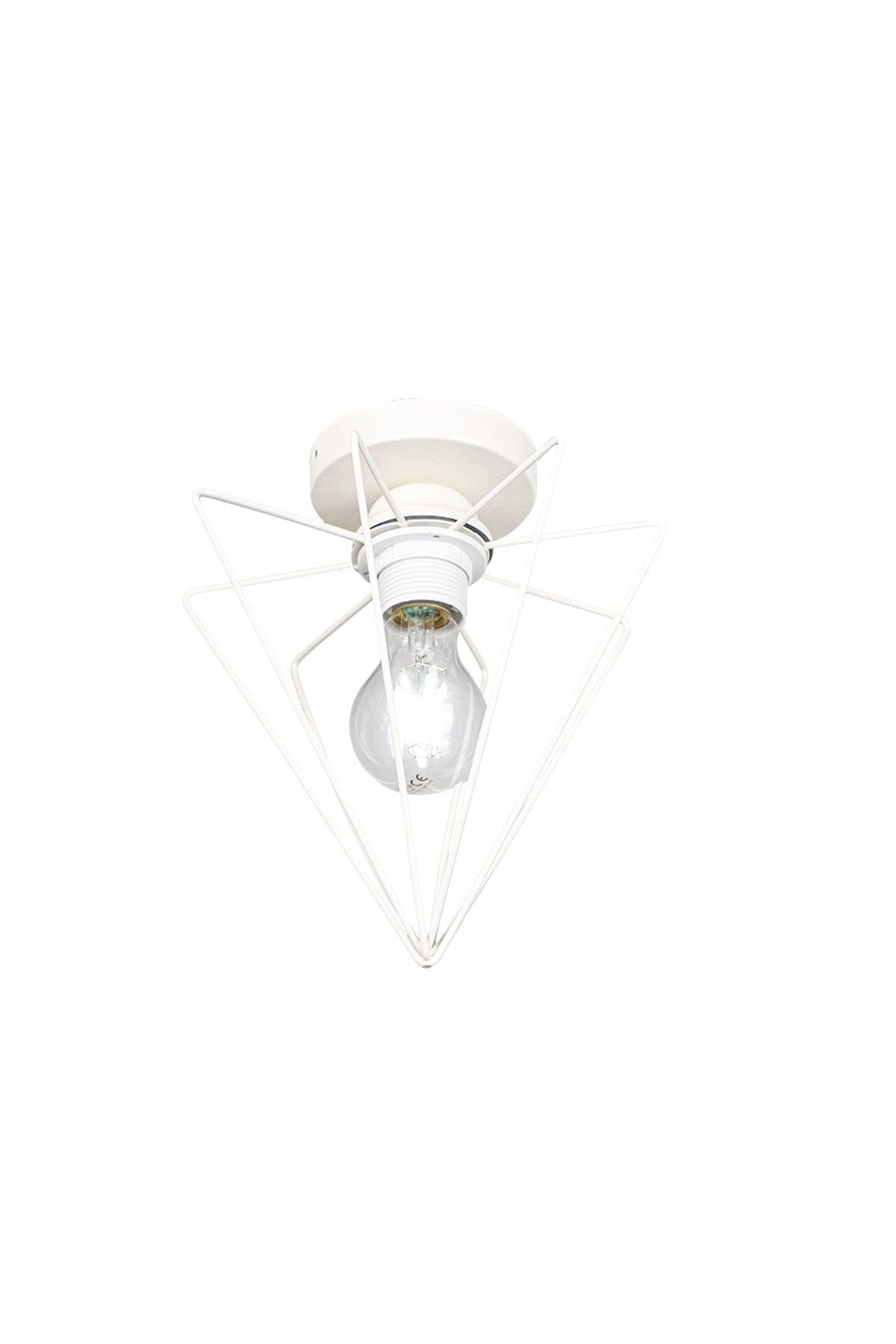 Grand Single White Ceiling Mount Chandelier - Swordslife