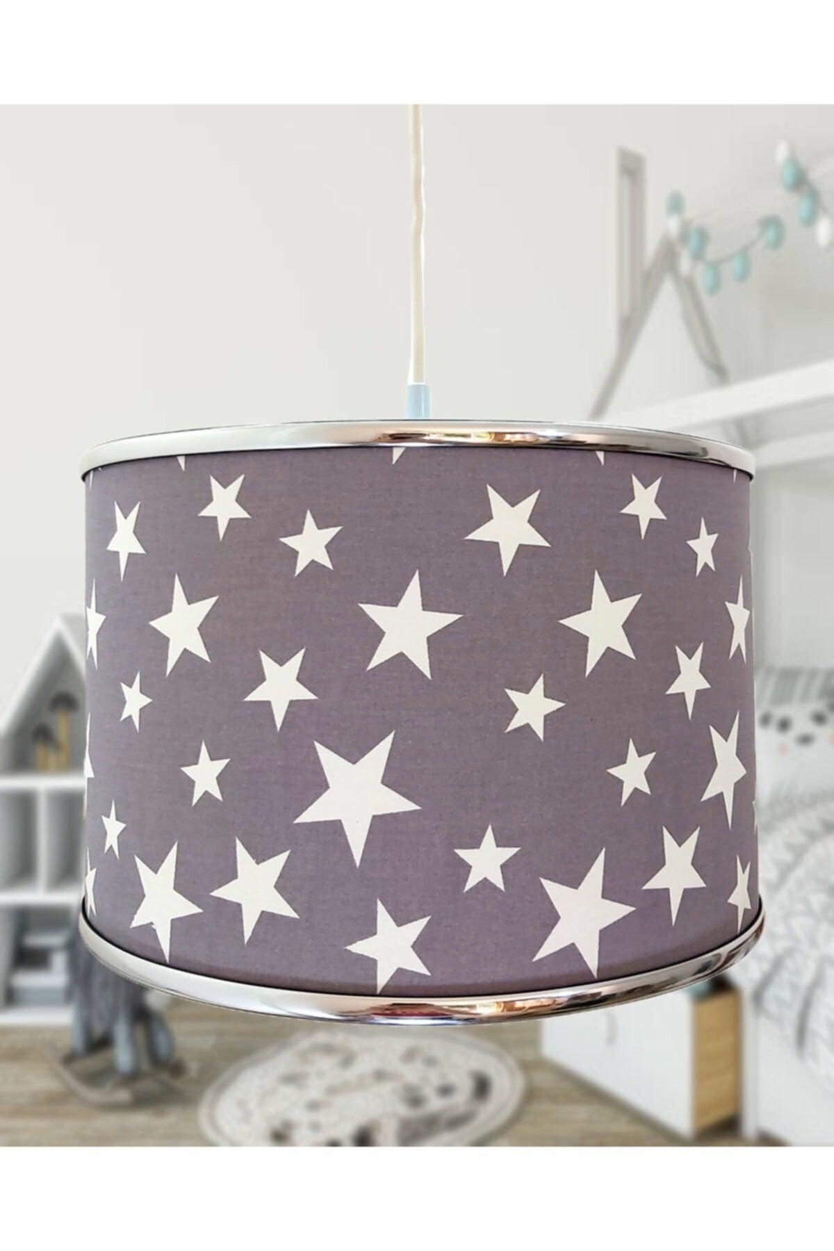 Gray Star Young Baby Kids Room Chandelier Lampshade Pendant Lamp - Swordslife