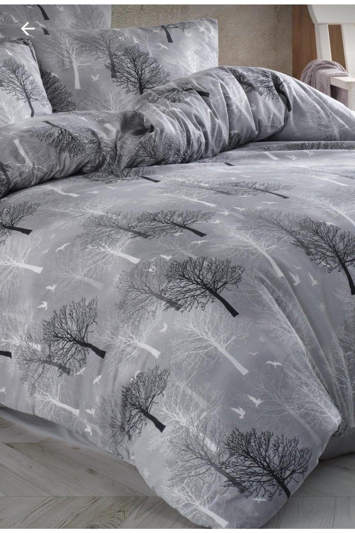 Gray Tree Single Duvet Cover Set Ectekgriağaçtkm - Swordslife