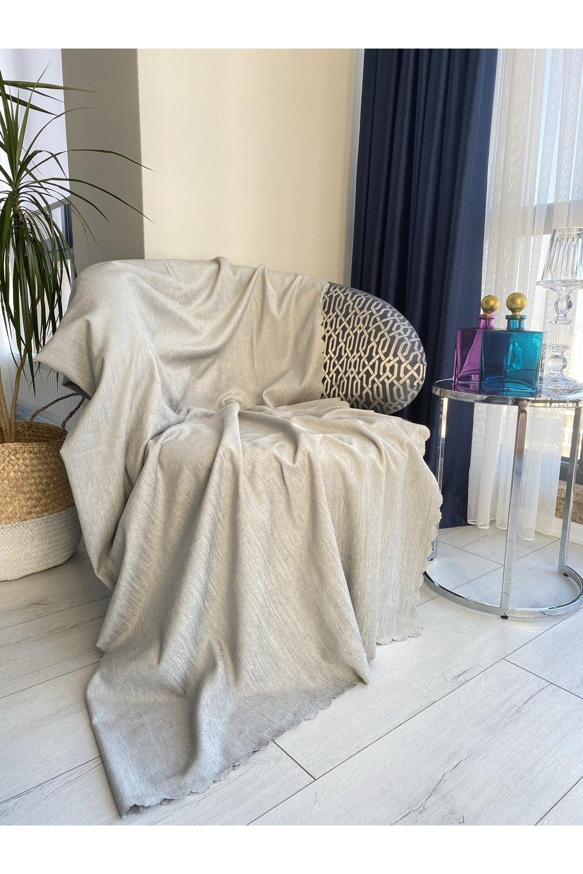 Gray Color Non-Slip Sofa Cover Seat Cover Shawl - Swordslife