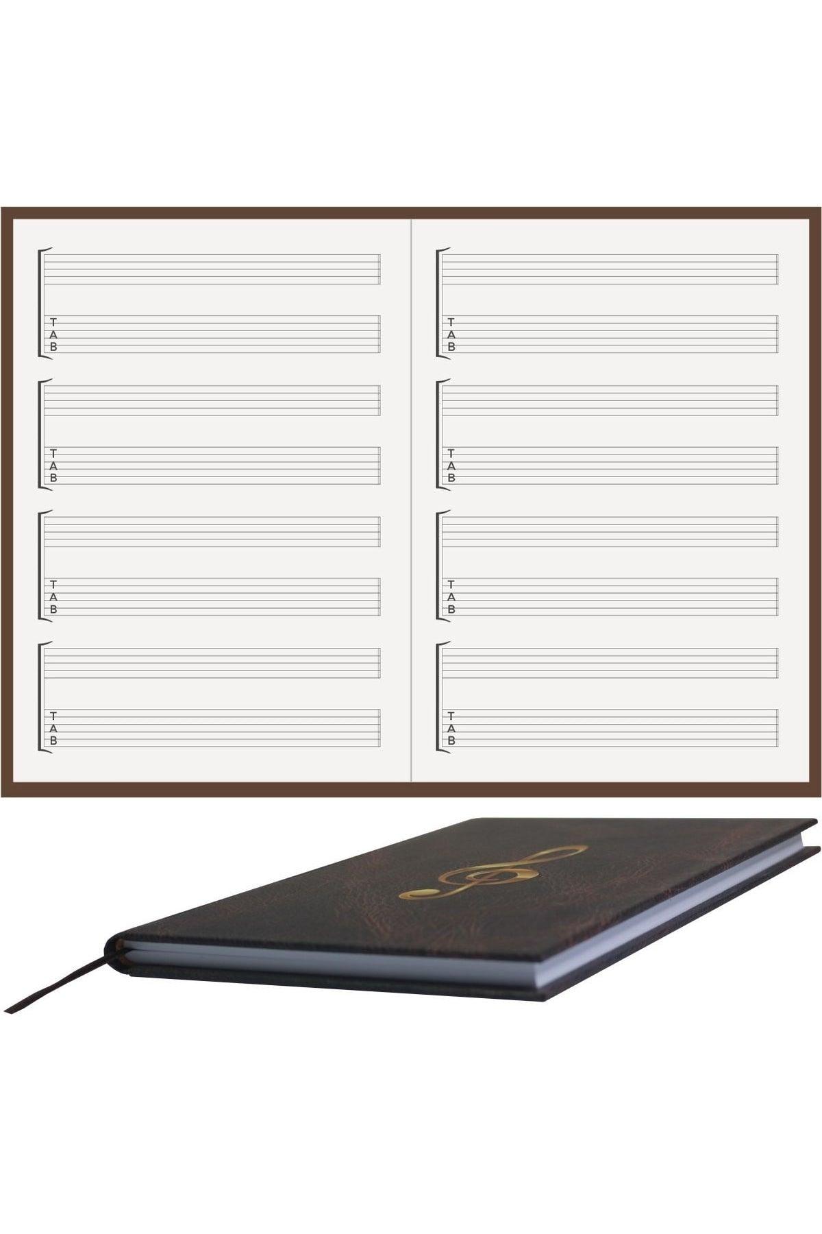 Guitar Notebook (Blank And Tab Key) -